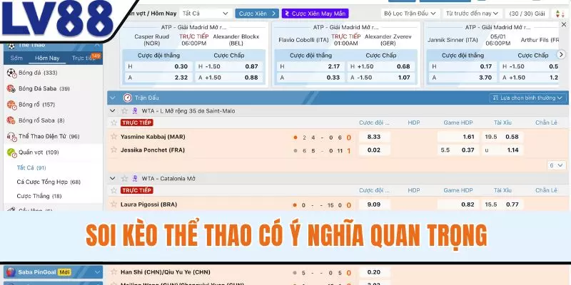 Soi kèo thể thao có ý nghĩa quan trọng